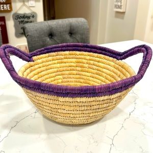 NWT Hand Woven Promila Basket